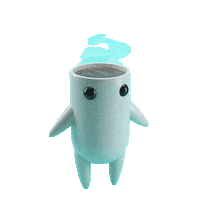 Happy Black Coffee Sticker