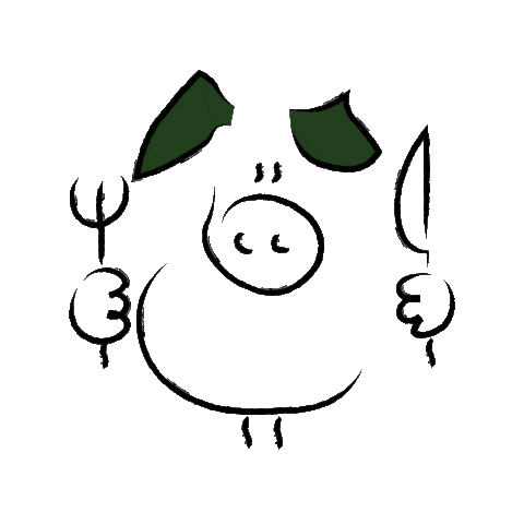 Food Pig Sticker by Vulcano Schinken