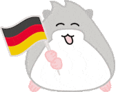 Happy Germany Sticker by hamsta.world