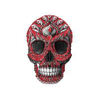 Skull Amuerte Sticker by Vini Delea