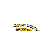 Happytrailshikingla dogwalker fun dog dogwalking hth Sticker