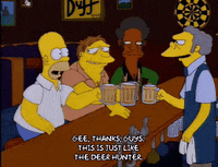 homer simpson cheers GIF