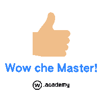 Master Wow Sticker by w.academy