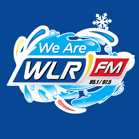WLRFM christmas snow xmas radio GIF