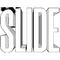 Typography Slide Sticker