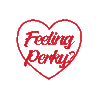 PerkyPear heart brand valentines day boobs Sticker