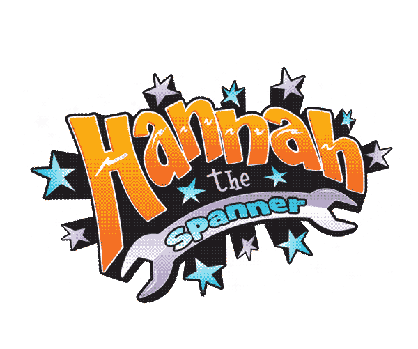 logo hannahthespanner Sticker by Bill Greenhead