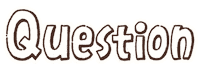 Text Question Sticker