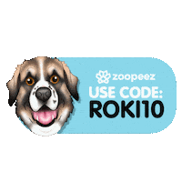 Roki Dog Sticker by zoopeez