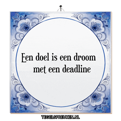 Humor Focus Sticker by Tegelspreuken.nl