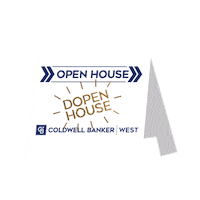 Open House Cbw Sticker by Coldwell Banker West