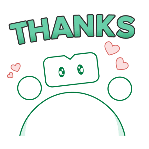 Thank-You Love Sticker by bibit.id