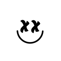Waxxbarz smiley smiley face waxx waxxed Sticker
