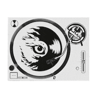 VinDig vinyl recordplayer vindig rollingeye Sticker
