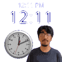 12Pm Sticker