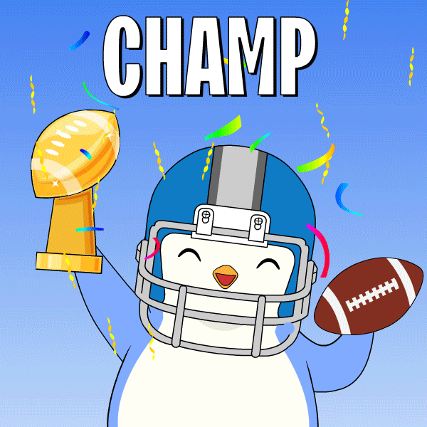 Football Win GIF by Pudgy Penguins