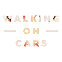 walking on cars logo Sticker