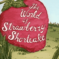 Strawberry Field Garden GIF by Strawberry Shortcake