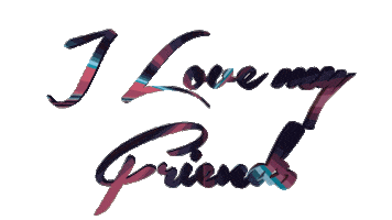 Digital Art Love Sticker