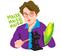 barbara mcclintock women Sticker by Denyse®