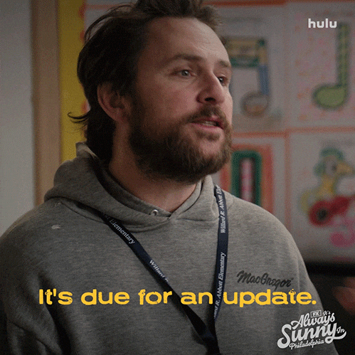Always Sunny Update GIF by It's Always Sunny in Philadelphia