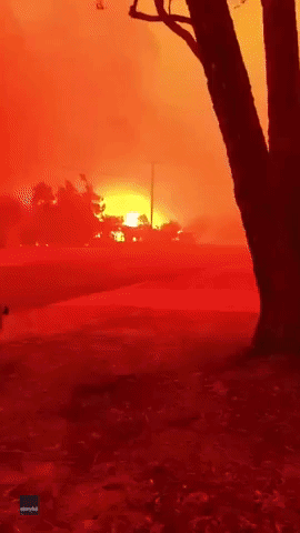 Man Watches Daughter’s Home Burn as Bushfires Ravage Coastal Town