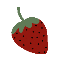 Strawberry Sticker by The Crossing Church