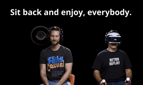 RETROREPLAY giphyupload vr virtual reality nolan north GIF