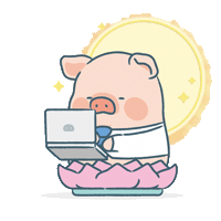 Piggy Sticker