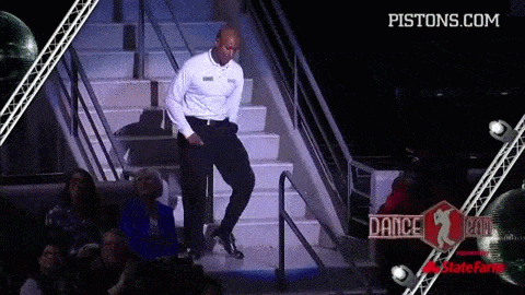 dance detroit basketball GIF by Detroit Pistons