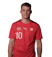 Granit Xhaka Facepalm Sticker by Swiss Football Association