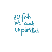 Früh Morgens Sticker