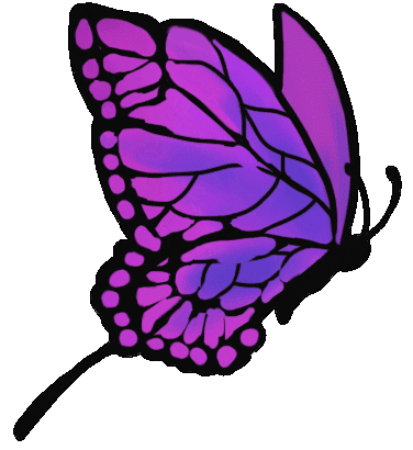 Butterfly Papillon Sticker