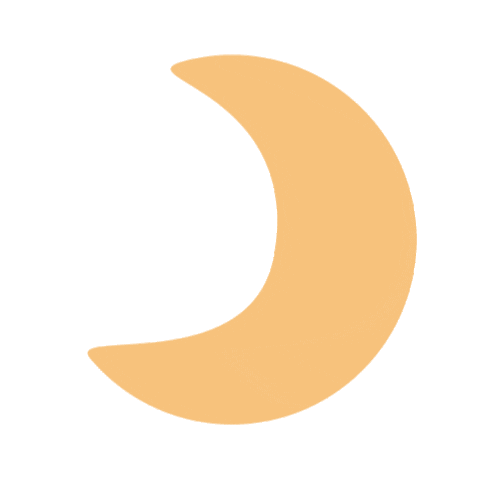 Moon Sticker by slou.official