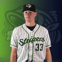 GoStripers shrug gwinnett stripers allard GIF