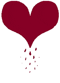 Heart Blood Sticker