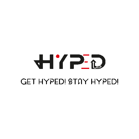 Hyped_Up hyped up Sticker