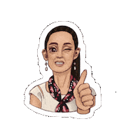 maby_grandee mexico politica morena claudia Sticker