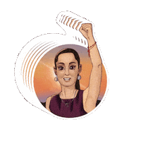 Claudia Sheinbaum Morena Sticker