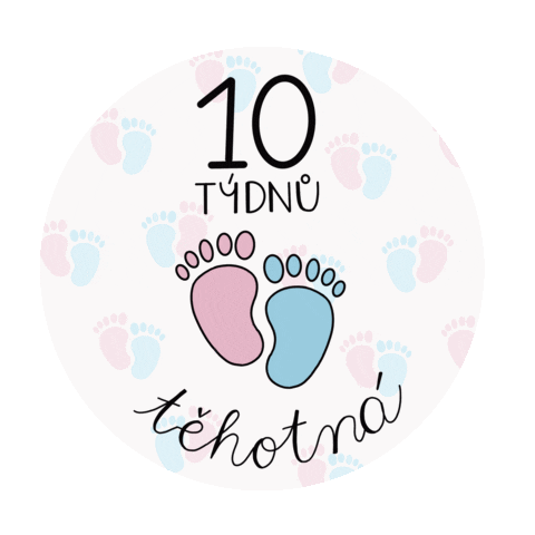 Girl Im Pregnant Sticker