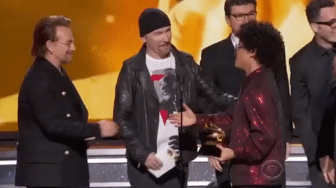 bruno mars 60th grammys GIF by Recording Academy / GRAMMYs