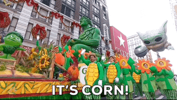 Macys Parade Corn GIF by The 96th Macy’s Thanksgiving Day Parade