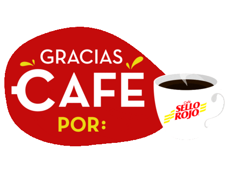 Cup Of Coffee Sticker by Café Sello Rojo