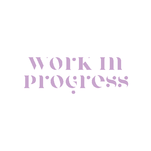 Working Work In Progress Sticker by Seeyu Studios Inc.