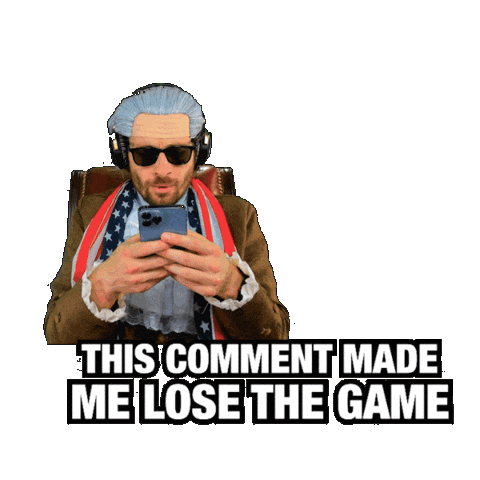 The Game Comment Sticker