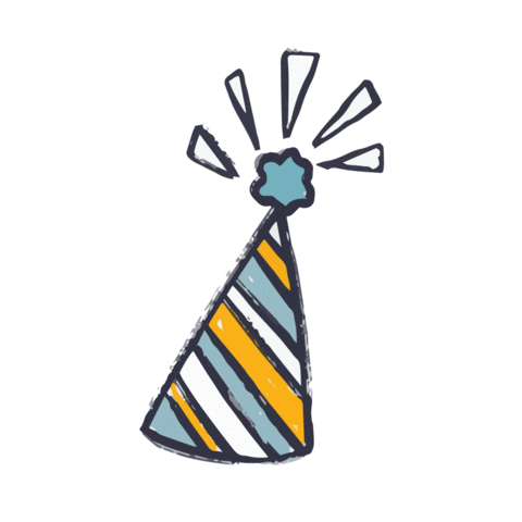 Happy Birthday Sticker by Dom's Kitchen & Market