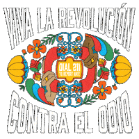 Fiesta Latina Sticker by LA vs. Hate