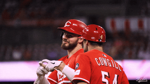 Heart Love GIF by Cincinnati Reds