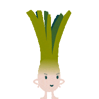 Leek Dud Sticker by miledrawings
