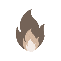 Fire Sticker by Burb